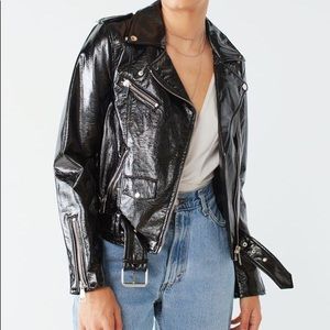 Vinyl Moto Jacket